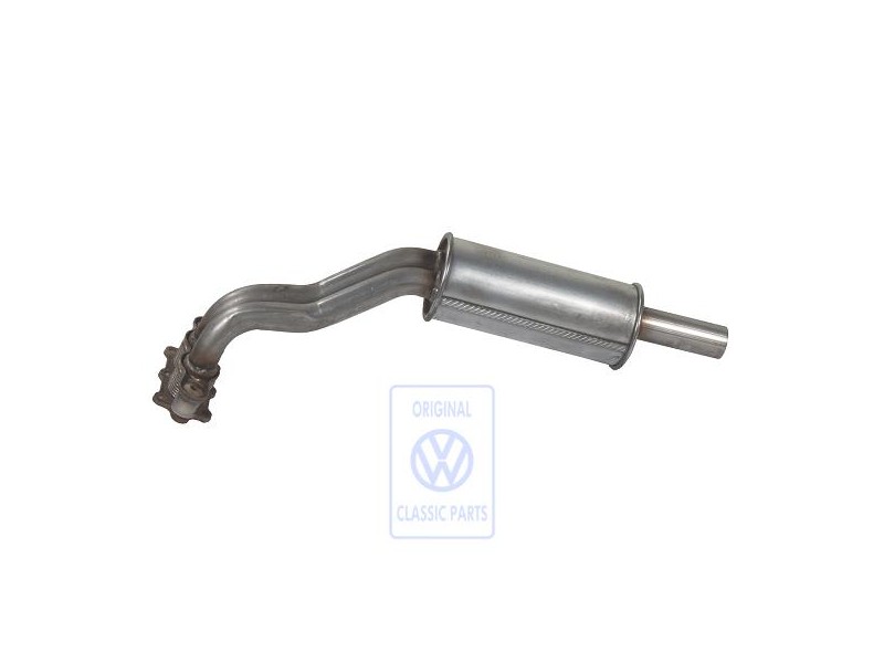 Original VW Exhaust Pipe With Front Silencer - 358253208A