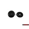Original VW 3 Point Safety Seat Belt Knob Black - 443857847B 4PK