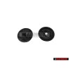 Original VW 3 Point Safety Seat Belt Knob Black - 443857847B 4PK