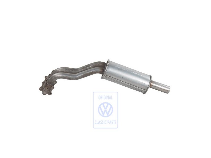Original VW Exhaust Pipe With Front Silencer - 357253208G