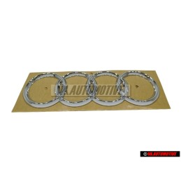 Original Audi Rings Rear Boot Badge Emblem Chrome - 441853742 2ZZ