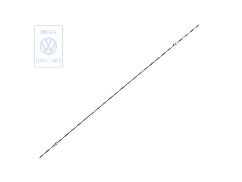 Original VW Brake Pipe Already Crimped, Straight Length: - 191611994M