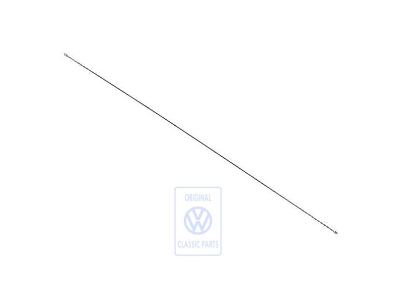 Original VW Brake Pipe Already Crimped, Straight Length: - 191611996E