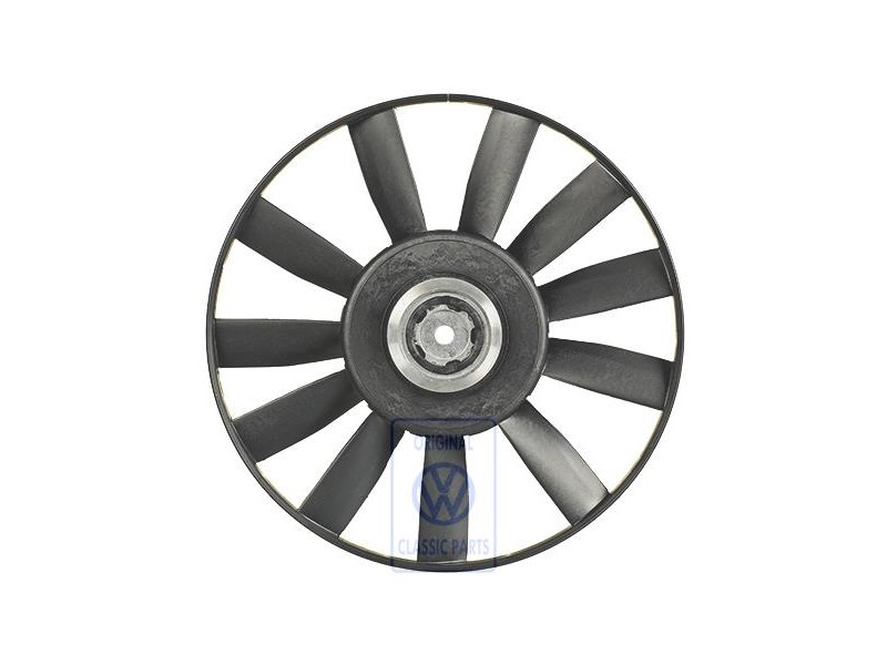 Original VW Fan Wheel With V-Belt Pulley - 357959465A