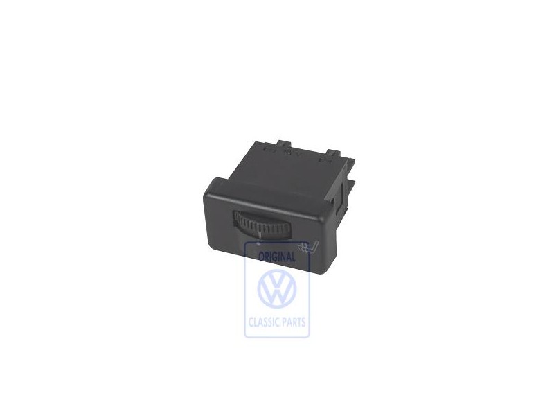 Original VW Switch For Seat Heating Satin Black - 357963563A 01C