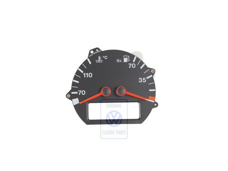 Original VW Fuel Gauge And Coolant Temperature Display - 535919045AD