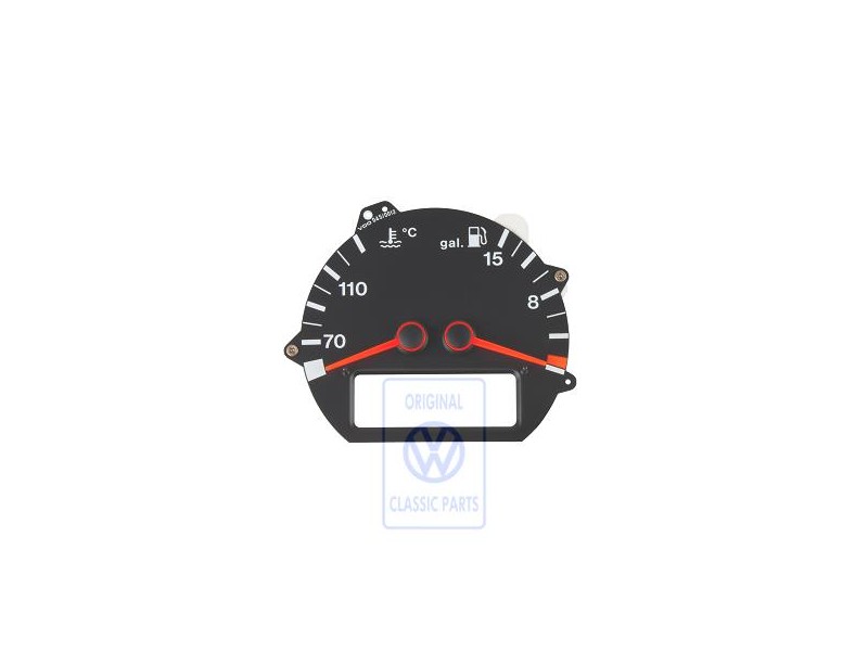 Original VW Fuel Gauge And Coolant Temperature Display - 535919045AE