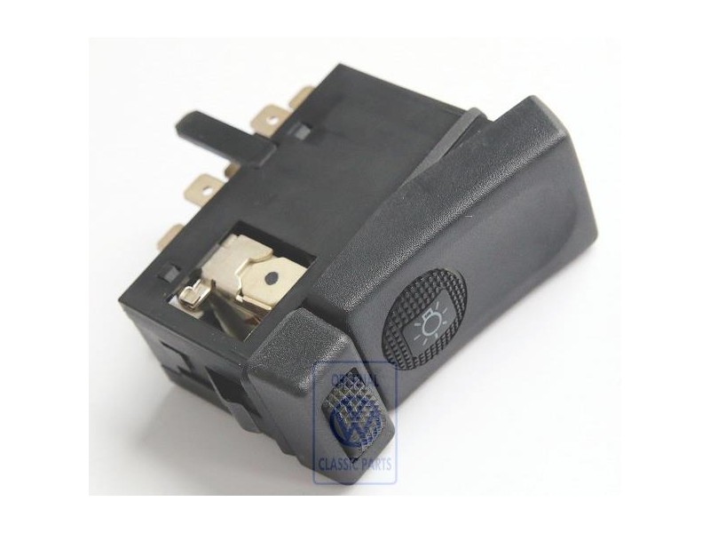 Original VW Switch For Lighting Satin Black - 535941531F 01C