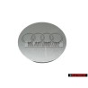 Original Audi Hub Cap Audi Silver - 8A0601171B Z17
