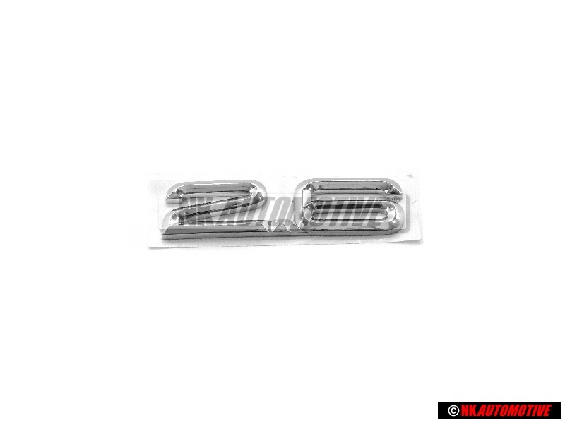 Original Audi 2.6 Rear Boot Badge Emblem Chrome - 8A0853743E 2ZZ