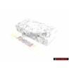 Original VW PASADENA Sticker Blue Red Rear Left - 191853431P BMH