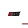 Original Audi S3 Front Grill Badge Emblem Black Chrome Red - 8L0853736A 2ZZ