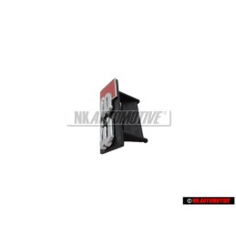 Original Audi S3 Front Grill Badge Emblem Black Chrome Red - 8L0853736A 2ZZ