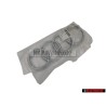 Original Audi Rings Front Grill Badge Emblem Chrome - 4E0853605A 2ZZ