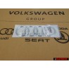 Original Audi Rings Rear Boot Badge Emblem Chrome - 4F0853742D 2ZZ