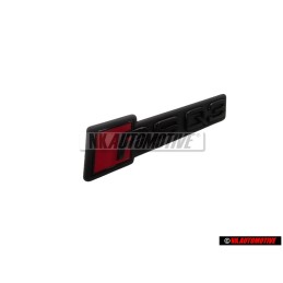 Original Audi RSQ3 Front Grill Badge Emblem Black Red - 83A853736A T94