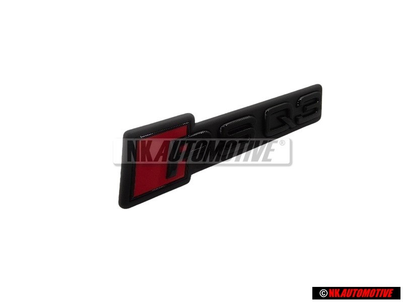 Original Audi RSQ3 Front Grill Badge Emblem Black Red - 83A853736A T94
