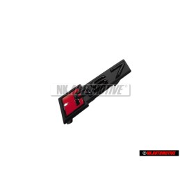 Original Audi RS7 Front Grill Badge Emblem Black Red - 4K8853736C T94