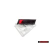 Original Audi SQ7 Front Grill Badge Emblem Black Red - 4M0853748B T94