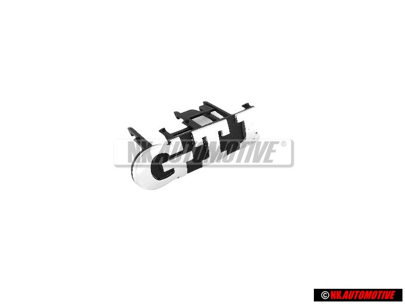 Original VW GTI Front Grill Badge Emblem Chrome - 1J6853679C