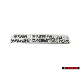 Original VW Sticker Unleaded Fuel Only - 211000258A