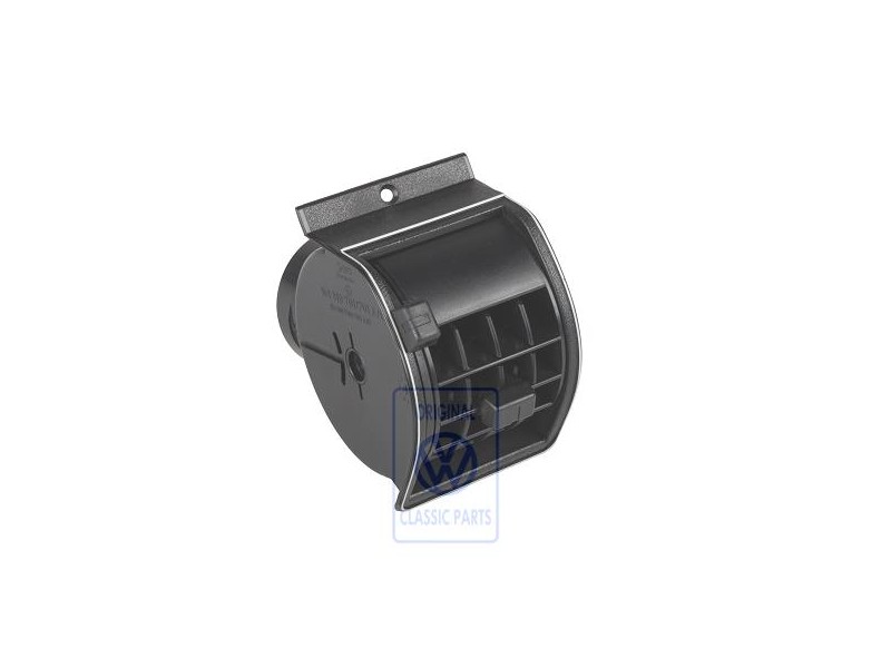 Original VW Air Vent Satin Black/White - 161819701A FB4