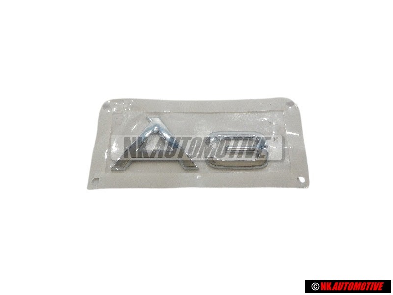 Original Audi A3 Rear Boot Badge Emblem Chrome - 8L0853741B 2ZZ