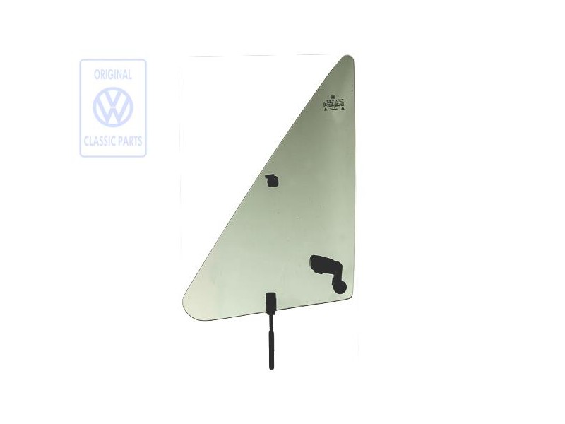 Original VW Vent Wing Glass With Fastener - 171845245P