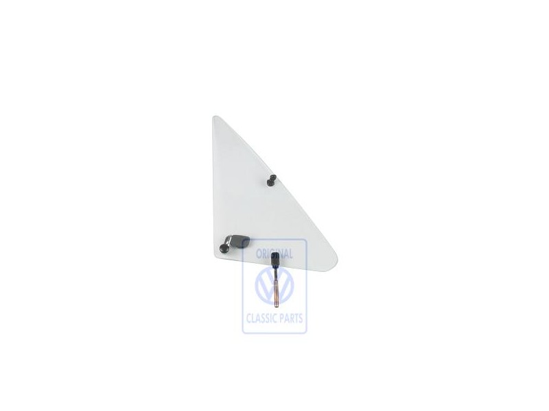Original VW Vent Wing Glass With Fastener - 171845246M