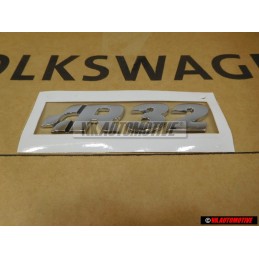 Original VW Golf R32 Rear Hatch Trunk Boot Badge Emblem Chrome - 1J0853675Q 739