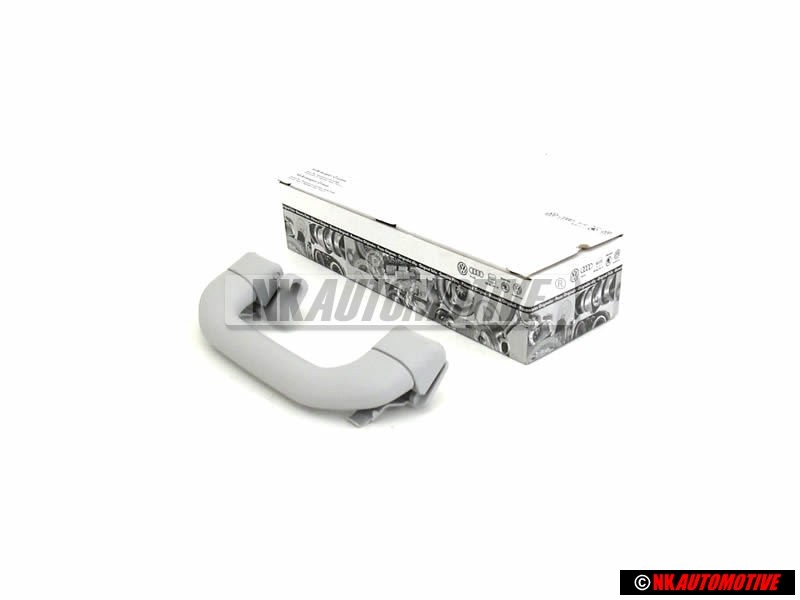 Original VW Interior Grab Handle Pearl Grey Color - 1H0857607C Y20