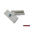 Original VW Metal Silver GTI KeyTag Keychain Keyring Keyfob - 000087010F YPN