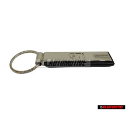 Original VW Metal Silver GTI KeyTag Keychain Keyring Keyfob - 000087010F YPN