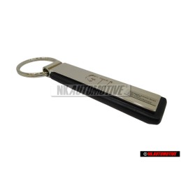 Original VW Metal Silver GTI KeyTag Keychain Keyring Keyfob - 000087010F YPN