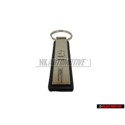 Original VW Metal Silver GTI KeyTag Keychain Keyring Keyfob - 000087010F YPN