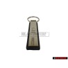 Original VW Metal Silver GTI KeyTag Keychain Keyring Keyfob - 000087010F YPN