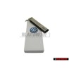 Original VW Metal Silver GTI KeyTag Keychain Keyring Keyfob - 000087010F YPN