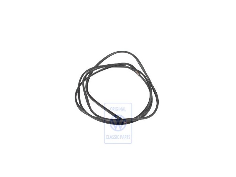 Original VW Trim Strips For Bumper Satin Black - 165853981B 01C