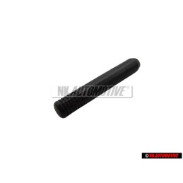 Original VW Knob For Locking Rod Satin Black - 6N0837187A 01C