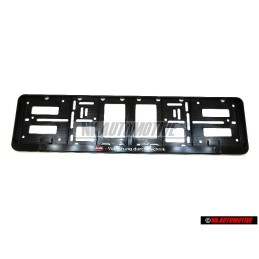 Original Audi License Plate Holder Vorsprung Durch Technik - A16-2285