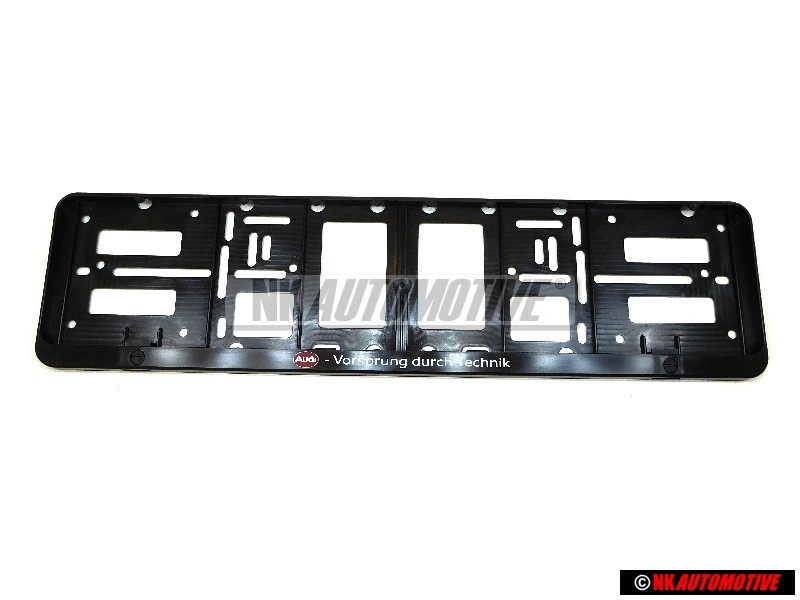 Original Audi License Plate Holder Vorsprung Durch Technik - A16-2285