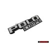 Original VW POLO COUPE Rear Boot Badge Emblem Satin Black/White - 871853687 QK6