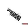 Original VW POLO COUPE Rear Boot Badge Emblem Satin Black/White - 871853687 QK6