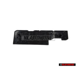 Original VW POLO COUPE Rear Boot Badge Emblem Satin Black/White - 871853687 QK6