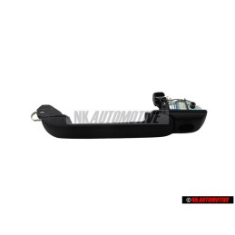 Original VW Door Handle, Exterior Satin Black - 1H0837207C 3FZ