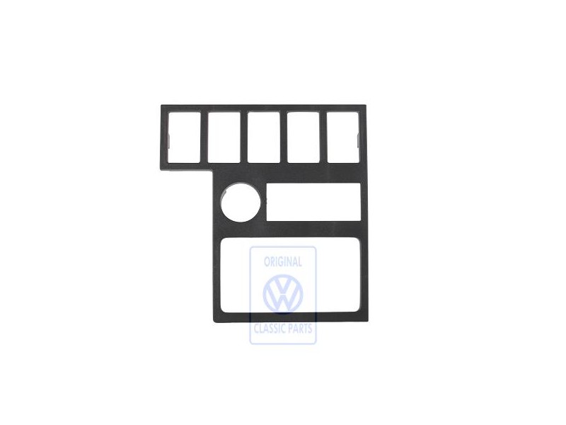 Original VW Switch Mounting Satin Black - 7D1858100A 01C