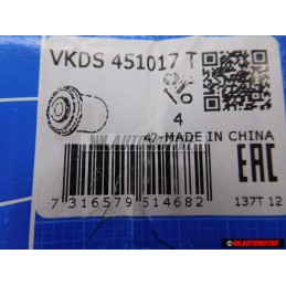 2x SKF Rear Axle Beam Bonded Rubber Bush - VKDS 451017 T