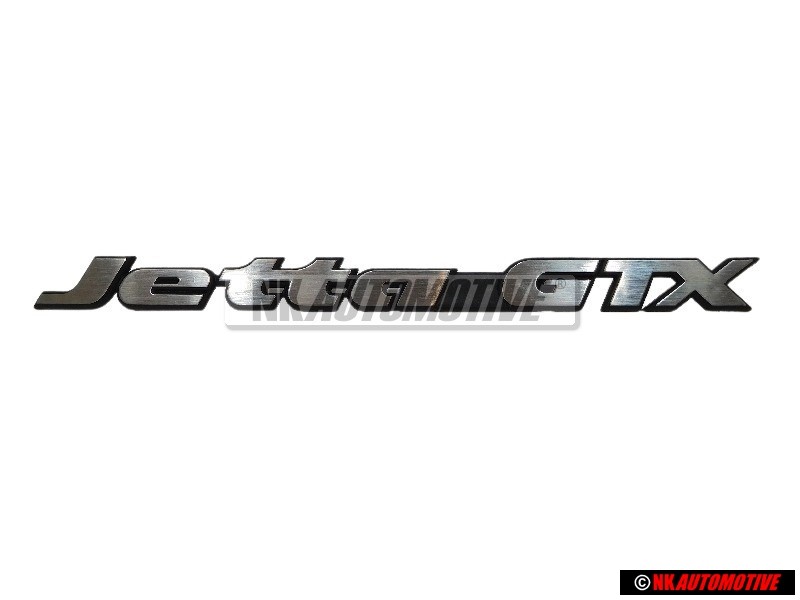 Original VW JETTA GTX Rear Trunk Boot Badge Emblem - 165853687N