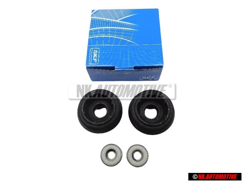 2x SKF Front Axle Top Strut Mounting with Bearing - VKDA 35110 T
