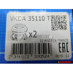 2x SKF Front Axle Top Strut Mounting with Bearing - VKDA 35110 T